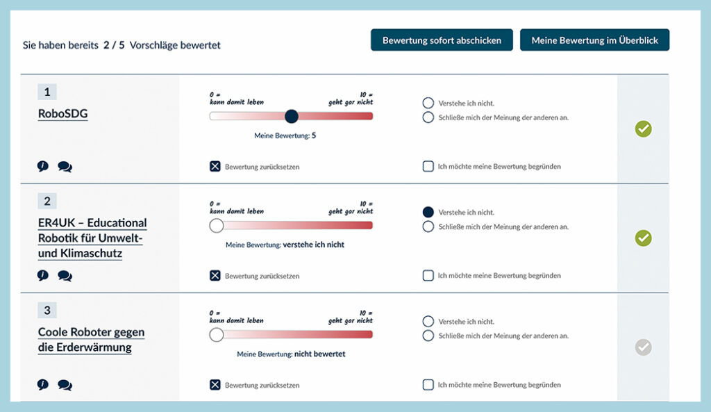 VREDE Tool Screenshot